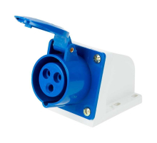 Розетка 113 стационарная 2Р+РЕ 16А 220В IP44 REXANT 11-8909