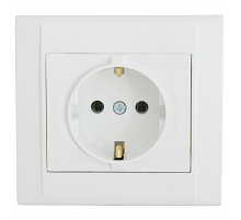 Розетка Makel с/з СП Defne 16А IP20 бел. 42001028