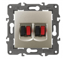 Аудиорозетка двойная ЭРА Elegance 14-3112-04 Б0034329