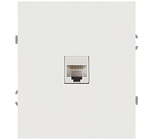 Розетка ЭРА Arktik 16-3107-08 информационная RJ45 белый матовый Б0070481