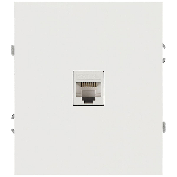 Розетка ЭРА Arktik 16-3107-08 информационная RJ45 белый матовый Б0070481
