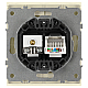 Розетка ЭРА Arktik 16-3110-02 комбинированная RJ45+TV слоновая кость Б0070495
