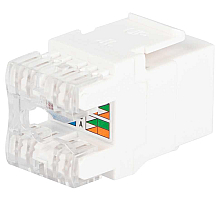 Коннектор ЭРА ОФИС 18-8002-01 RJ45 CAT6 UTP Keystone цвет белый Б0063290
