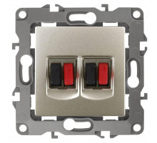 Аудиорозетка двойная ЭРА 12 12-3112-04 Б0027464