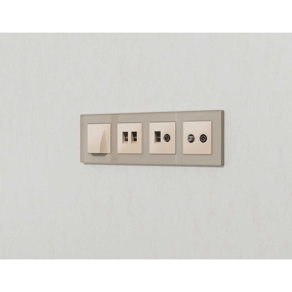 Лицевая панель AMBRELLA VOLT ALFA AP3333