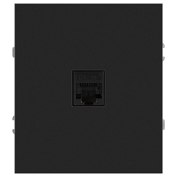 Розетка ЭРА Arktik 16-3107-05 информационная RJ45 антрацит Б0070478