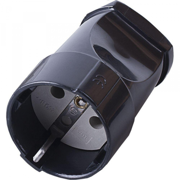 Розетка переносная 2P+PE Stekker черный PST16-40-200 32854 Розетка переносная 2P+PE Stekker черный PST16-40-200 32854