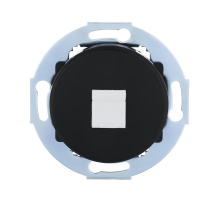 Розетка LK Studio компьютерная RJ-45 кат. 6 с накладкой (черный) Vintage 886308-1