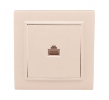 Розетка RJ-45 1-мест. СП бежевый Минск EKF ERK01-035-20