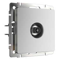 ТВ розетка Werkel серебряный матовый W1183065 4690389195631