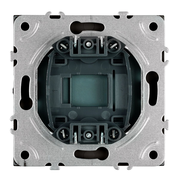 Заглушка (механизм), серия Эмили, платиново-серый, soft touch, RST00-5116-10 49961