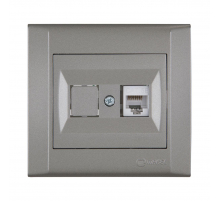 Розетка комп. двойная (1 шт. cat 5) Makel Defne 42052035