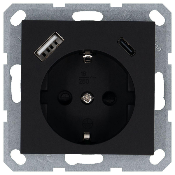 Розетка Jasmart G5501USB-25PB Розетка Jasmart G5501USB-25PB