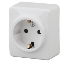 Розетка ЭРА Эксперт 2P E Schuko со шторками 16A 250V 11-2204-01 Б0020688