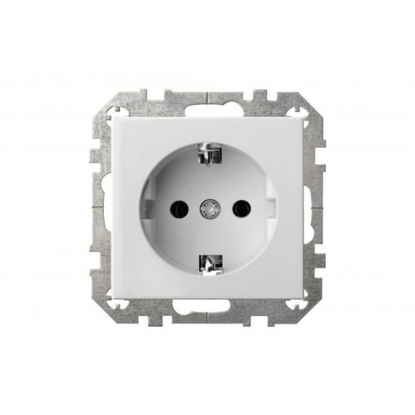 Розетка 2P+E Liregus Epsilon белый 28-0161 Розетка 2P+E Liregus Epsilon белый 28-0161