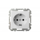 Розетка 2P+E Liregus Epsilon белый 28-0161