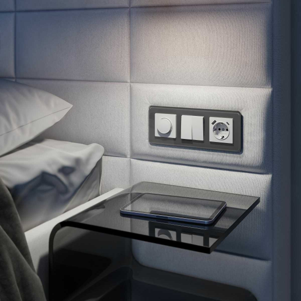 Розетка с быстрой зарядкой USB Type A+С белая W1171701 4690389176418