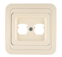 Розетка гнездо+гнездо Makel Mimoza 25038