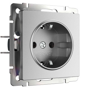Розетка Werkel серебряный матовый W1171065 4690389195570