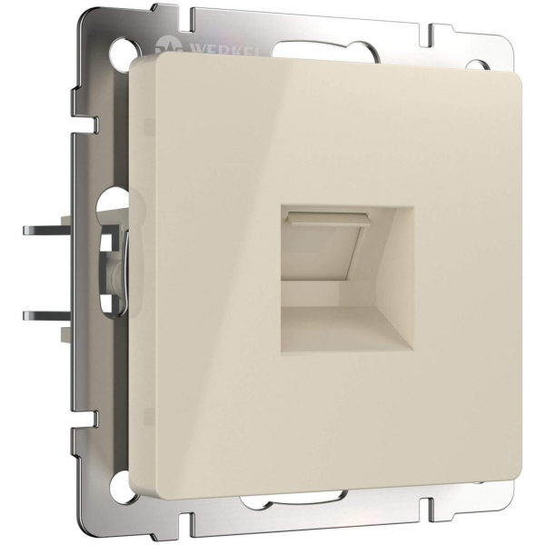 Телефонная розетка Werkel RJ11 слоновая кость W1182003 4690389155888 Телефонная розетка Werkel RJ11 слоновая кость W1182003 4690389155888