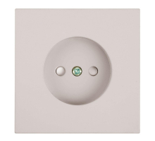 Розетка 1-местная с защитной шторкой (механизм), Stekker, б/з, 250В, 16А Мия, RST16-3109-08, пудровый жемчуг 50483