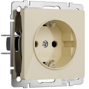 Розетка Werkel айвори акрил W1171043 4690389197086