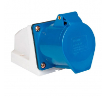 Розетка стационарная наружная 123 2Р+РЕ 32А 220В IP44 EKF PROxima ps-123-32-220