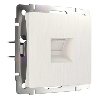 Розетка Werkel Ethernet RJ-45 перламутровый рифленый W1181013 4690389172717