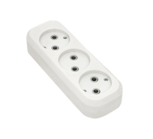 Колодка 3 гн. 10А 2,2кВт б/з Эксперт EKF PROxima AKB10-3