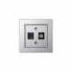 Розетка HDMI/TV оконечная Liregus Epsilon серебро 28-1858