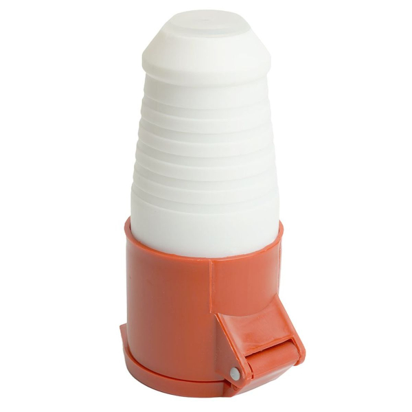 Розетка переносная 3P+PE Stekker с крышкой красный RST32-224-44 49442