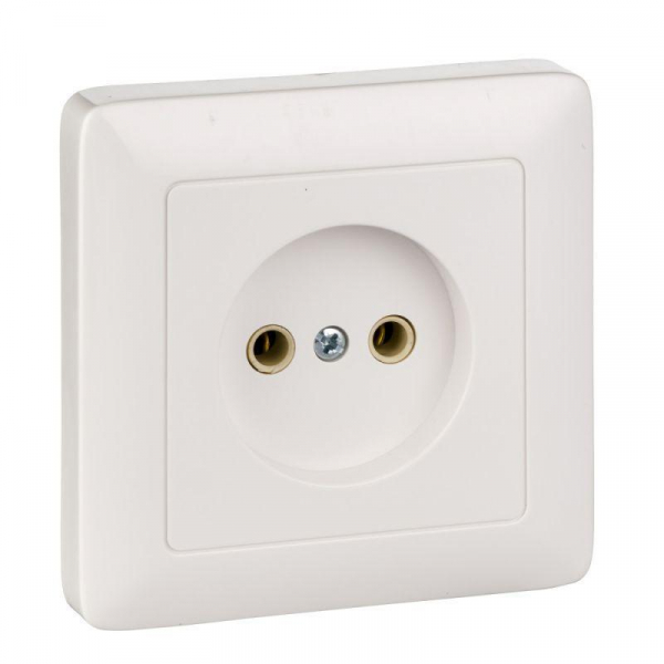 Розетка 2К Systeme Electric Хит 16A 250V белая RS10-132-B