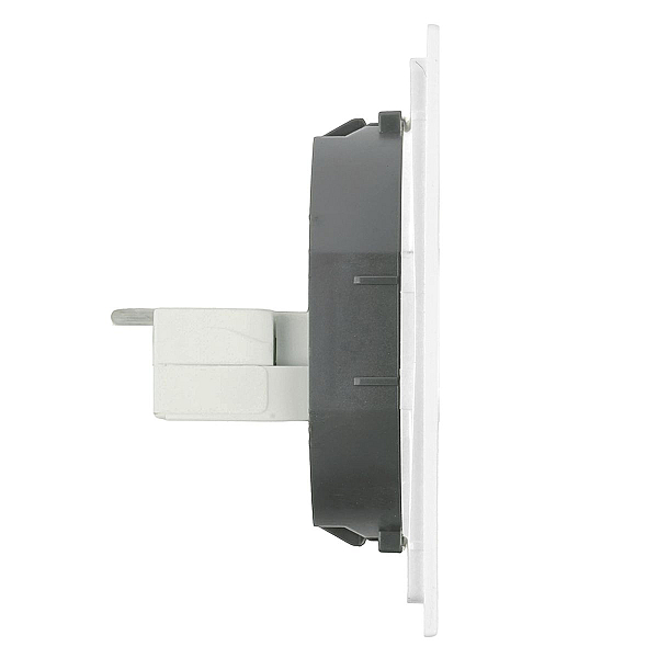 Розетка компьютерная 2-местная RJ-45 (механизм) Stekker Мия RST00-3111-01 белая магнолия 50437
