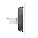 Розетка компьютерная 2-местная RJ-45 (механизм) Stekker Мия RST00-3111-01 белая магнолия 50437