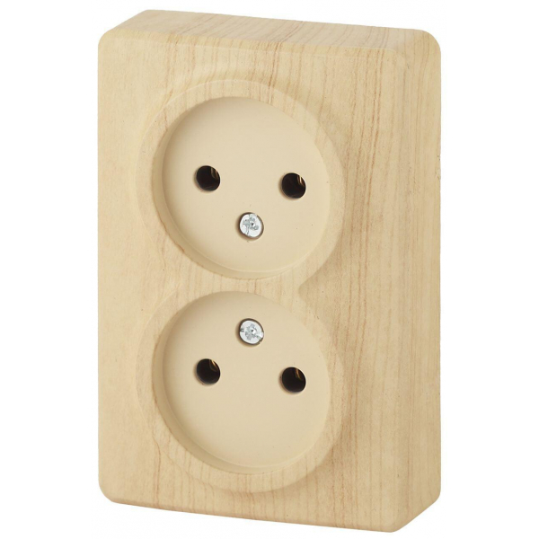 Розетка ЭРА Эксперт 2x2P 16A 250V 11-2202-11 Б0020684 Розетка ЭРА Эксперт 2x2P 16A 250V 11-2202-11 Б0020684