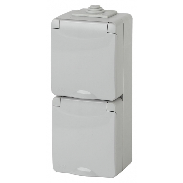 Розетка ЭРА Эксперт 2х2P E IP65 16A 250V 11-2607-03 Б0036002 Розетка ЭРА Эксперт 2х2P E IP65 16A 250V 11-2607-03 Б0036002