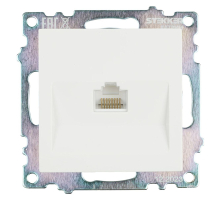 Розетка компьютерная RJ-45 Stekker Катрин белый GLS00-7107-01 39305