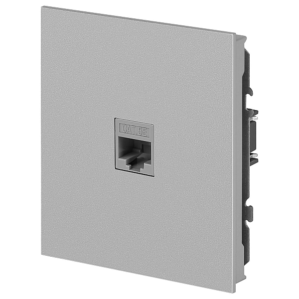 Розетка ЭРА Arktik 16-3107-03 информационная RJ45 алюминий Б0070476