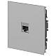 Розетка ЭРА Arktik 16-3107-03 информационная RJ45 алюминий Б0070476