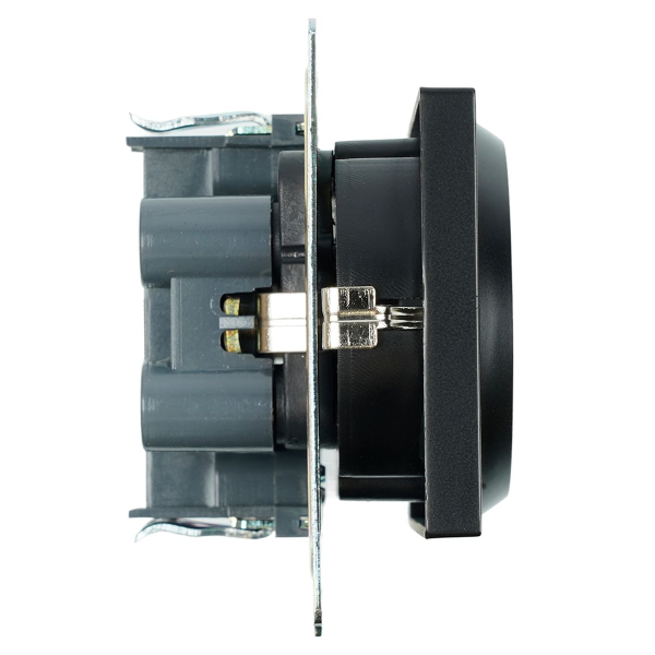 Розетка 2-местная Stekker Катрин GLS16-7114-05 черный 39612