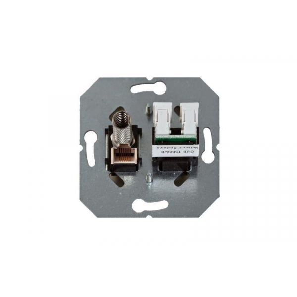 Розетка RJ45/TV Liregus Epsilon бежевый 28-073 Розетка RJ45/TV Liregus Epsilon бежевый 28-073