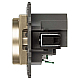Розетка ЭРА Elegance 14-4108-04 2P+E 16A-250В со шторками с USB type-A+C 5В-3А шампань Б0067740