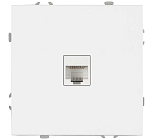 Розетка ЭРА Galaxy 15-3107-01 информационная RJ45 IP20 белый Б0070735