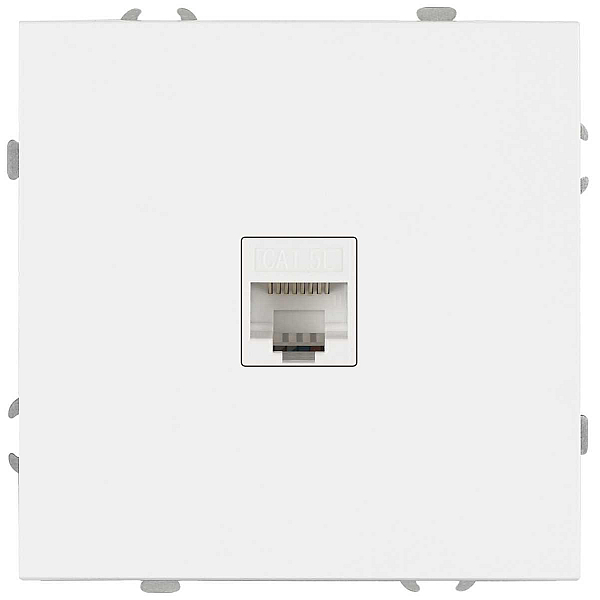 Розетка ЭРА Galaxy 15-3107-01 информационная RJ45 IP20 белый Б0070735