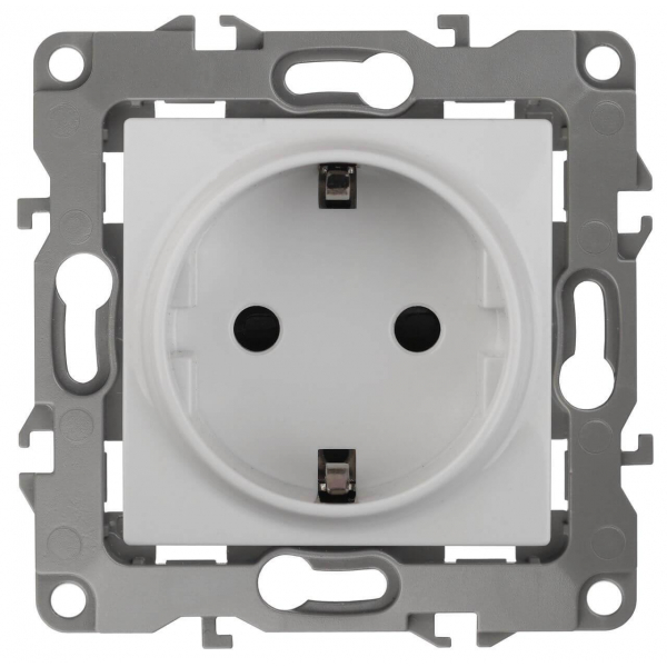 Розетка ЭРА 12 2P E Schuko 16A 250V 12-2001-01 Б0014681 Розетка ЭРА 12 2P E Schuko 16A 250V 12-2001-01 Б0014681