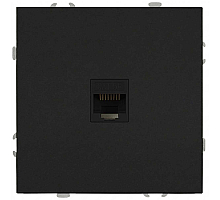 Розетка ЭРА Galaxy 15-3107-05 информационная RJ45 IP20 антрацит Б0070743
