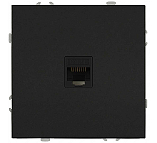 Розетка ЭРА Galaxy 15-3107-05 информационная RJ45 IP20 антрацит Б0070743