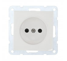 Розетка LK Studio без з/к, со шторками (белый) LK60 863304-1