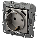 Розетка ЭРА Серия 12 12-4109-16 2P+E 16A-250В шторками с 2xUSB 5В-3А титан Б0065729