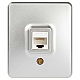 Розетка ЭРА Эксперт 11-3203-03 информационная RJ45 IP20 ОУ алюминий Б0063009